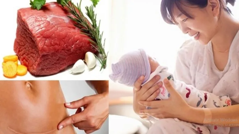 Đẻ mổ có ăn được thịt bò không? Giải đáp đúng để mẹ nhanh hồi phục