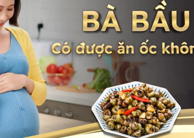 Bà bầu ăn ốc được không? Giải đáp từ chuyên gia dinh dưỡng